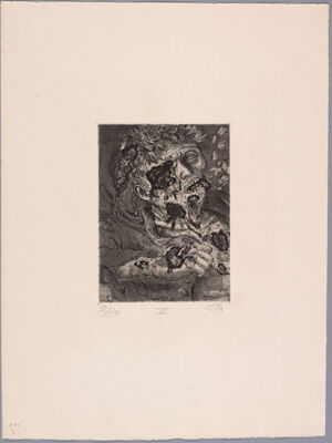 Etching, aquatint and drypoint