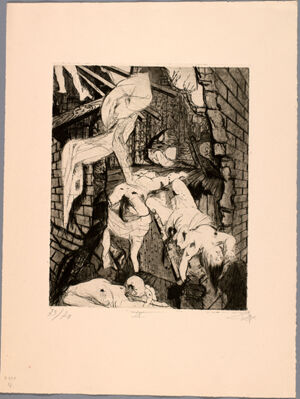 Etching, aquatint and drypoint, Ed. 33/70