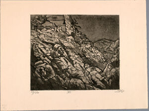 Etching, aquatint and drypoint, Ed. 33/70