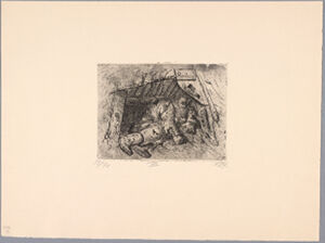 Etching and drypoint, Ed. 33/70 