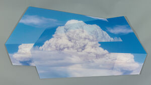 Chromogenic color print on shaped acrylic mount, Ed. 2/2