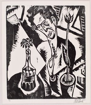 Woodcut on paper, AP