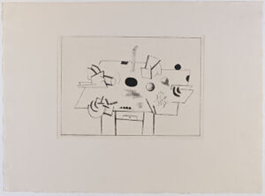 Etching, aquatint, and drypoint on paper