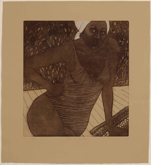 Etching, Aquatint and styrene stencil, Ed. 17/20