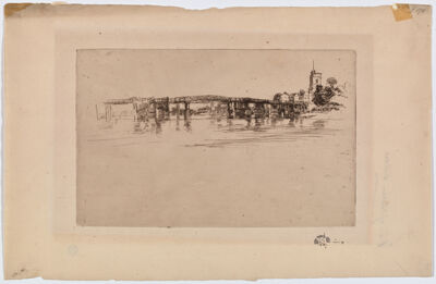 Etching, drypoint on paper
