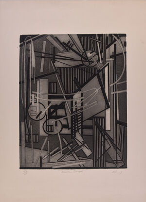 Etching and aquatint on paper, Ed. 43/60