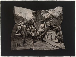 Photogravure printed on gampi, mounted on paper, AP 5/8