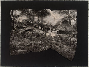 Photogravure printed on gampi, mounted on paper, AP 5/8