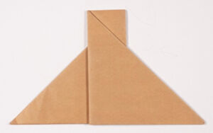 Folded craft paper