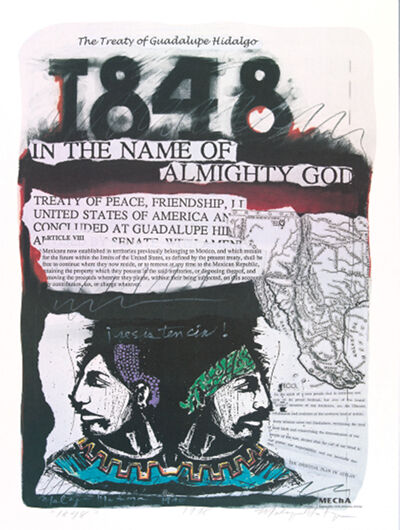 Treaty of Guadalupe Hidalgo | Malaquías Montoya | Colby College Museum ...