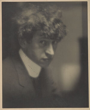 Platinum print on mount